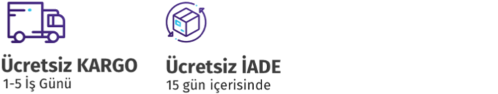 Ücretsiz kargo ve iade